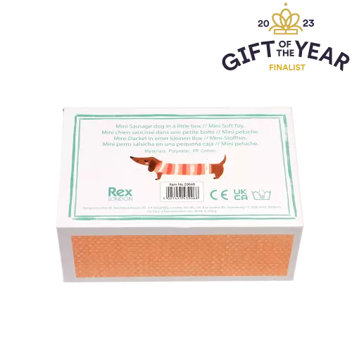 Rex of London Mini Sausage Dog in a  Box