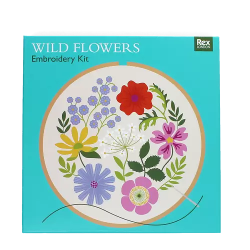 Rex of London Wild Flowers Embroidery Kit