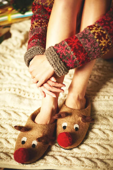 Pachamama Women's Reindeer Slippers