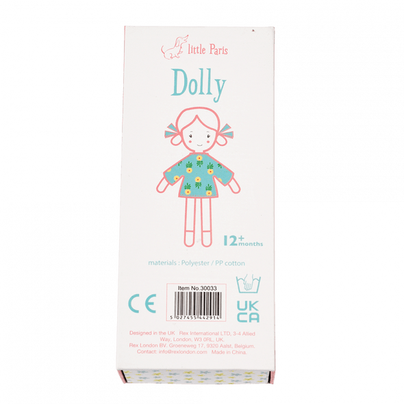 Rex of London Little Paris Rag Dolly in a Box