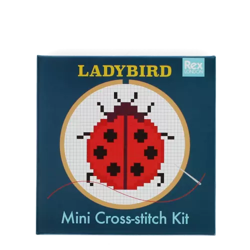 Rex of London Ladybird Mini Cross Stitch Kit