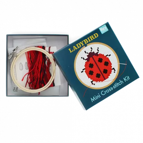 Rex of London Ladybird Mini Cross Stitch Kit