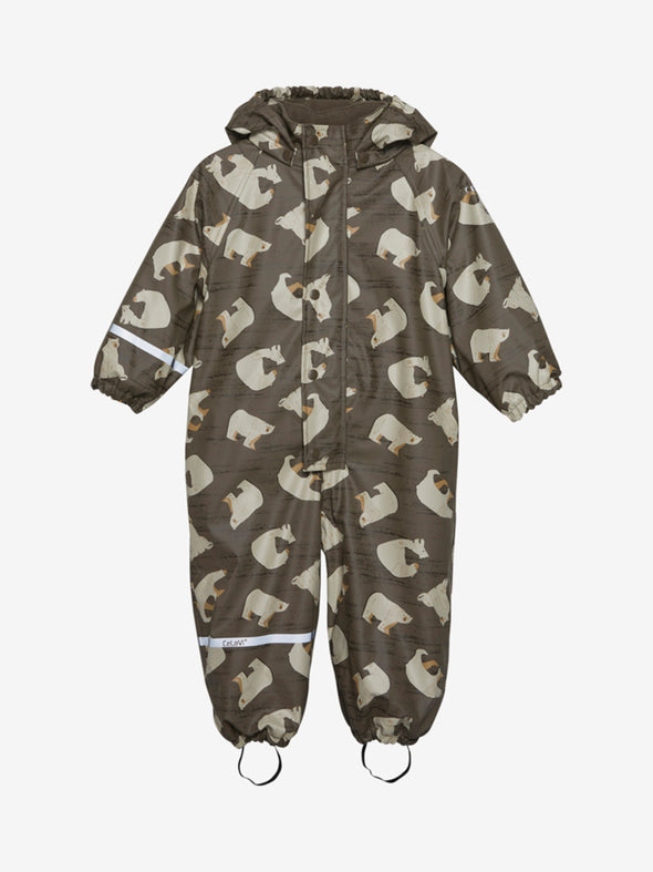 Celavi Fleece Lined Sea Turtle Waterproof Rainwear Suit