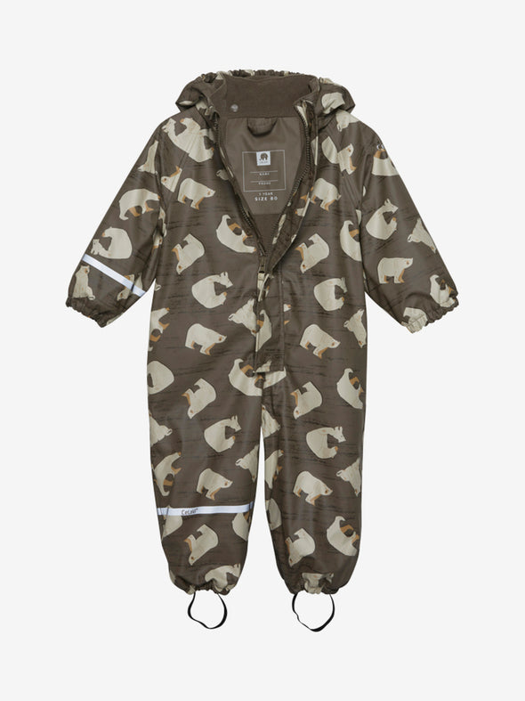 Celavi Fleece Lined Sea Turtle Waterproof Rainwear Suit
