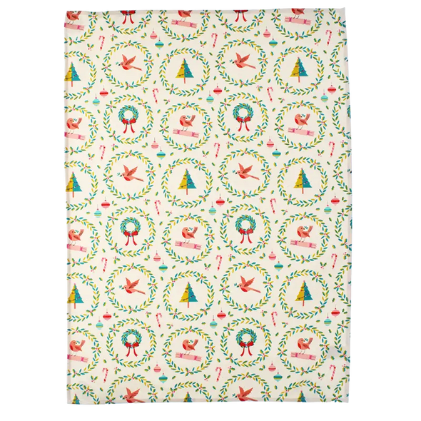 Rex of London Classic Christmas Tea Towel