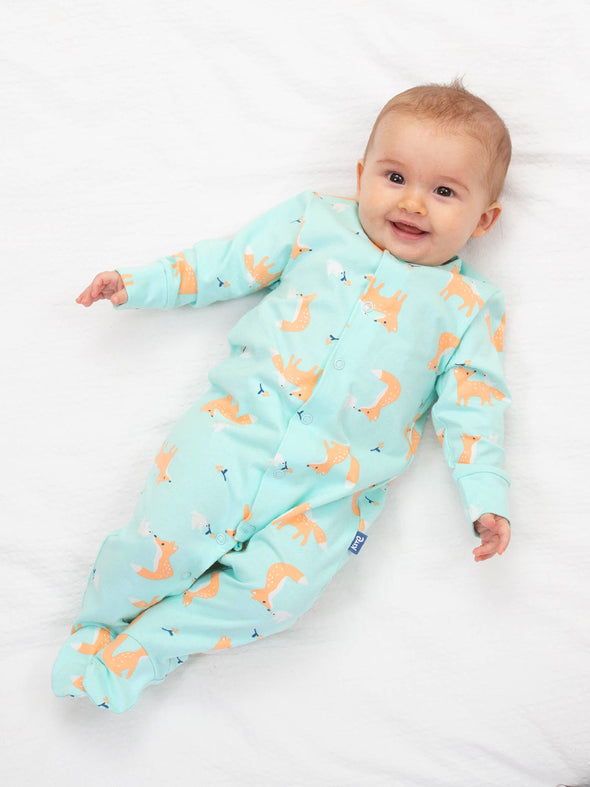 Kite Fox and Dove Sleepsuit