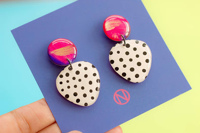 Naoi Polka Dot Earrings