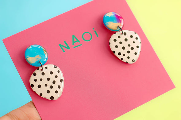 Naoi Polka Dot Earrings