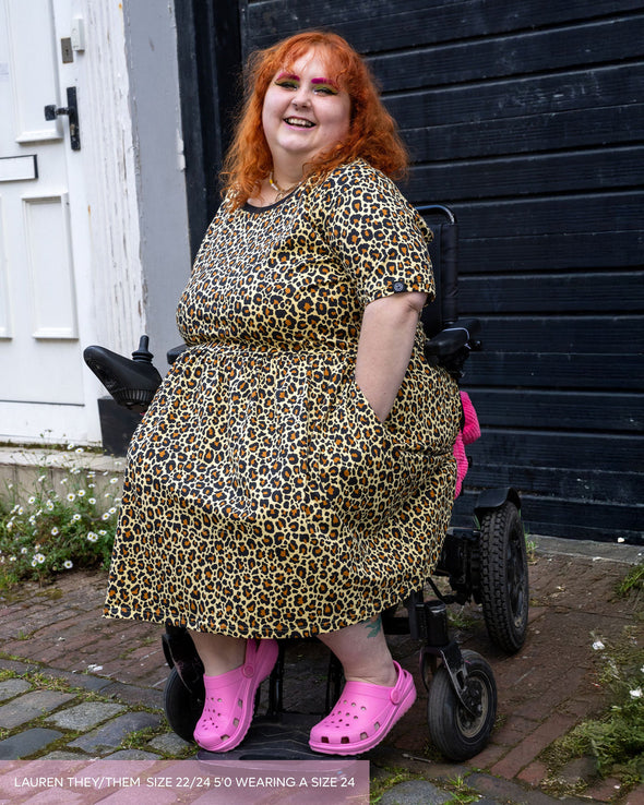 Rebel Romance Classic Leopard Smock Dress