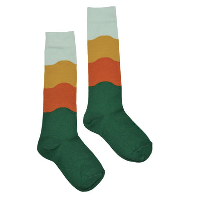 Ba*ba Kidswear Multicolour Wave Knee Socks