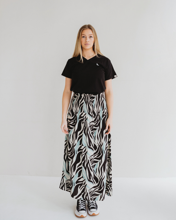 Turtledove London Zebra Print Zuri Maxi Skirt/Dress