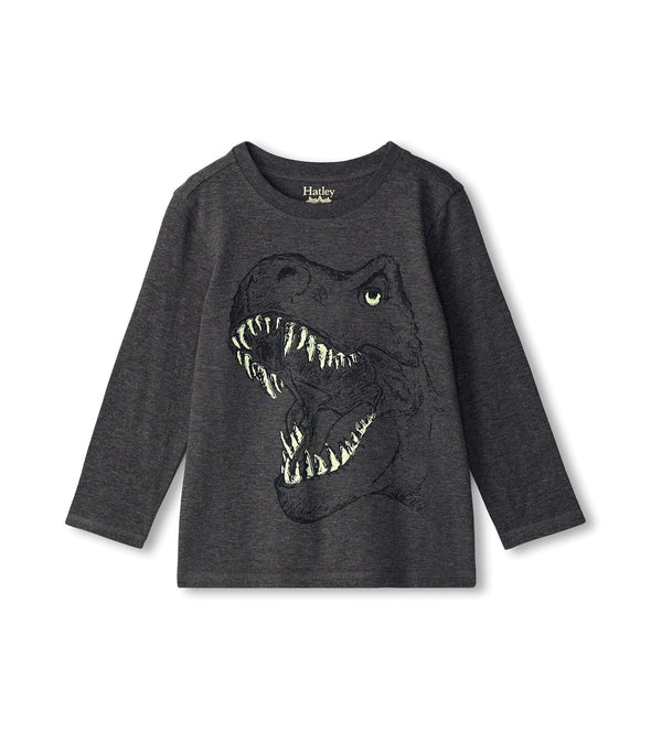 Hatley Big Bite Glow in the Dark Long Sleeved Top