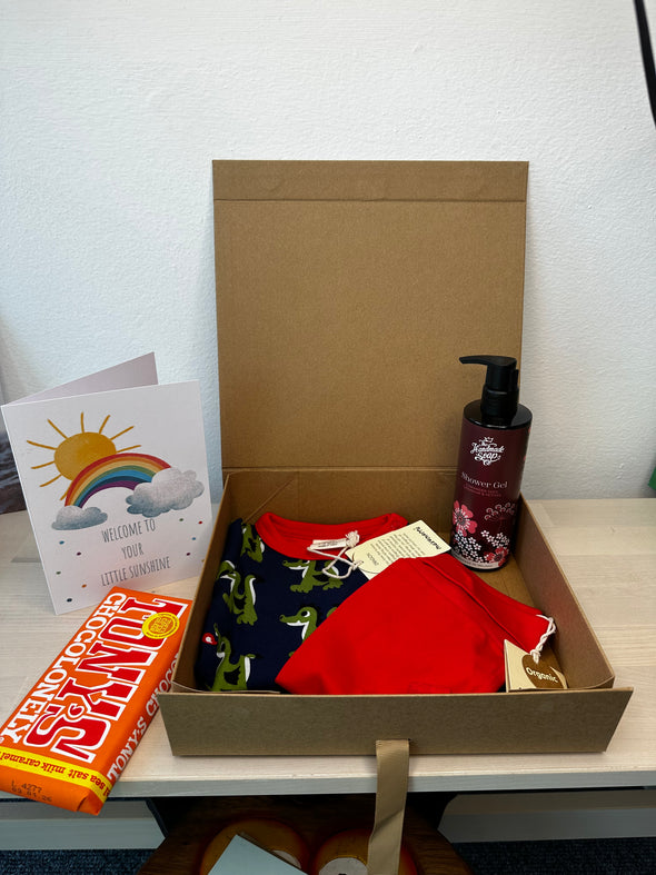 New Mum & Baby Gift Box - 1-2m - Dragons