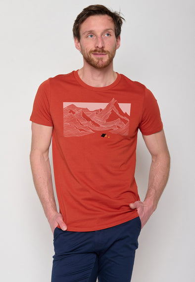 Greenbomb Nature Valley Guide Clay Red T-Shirt