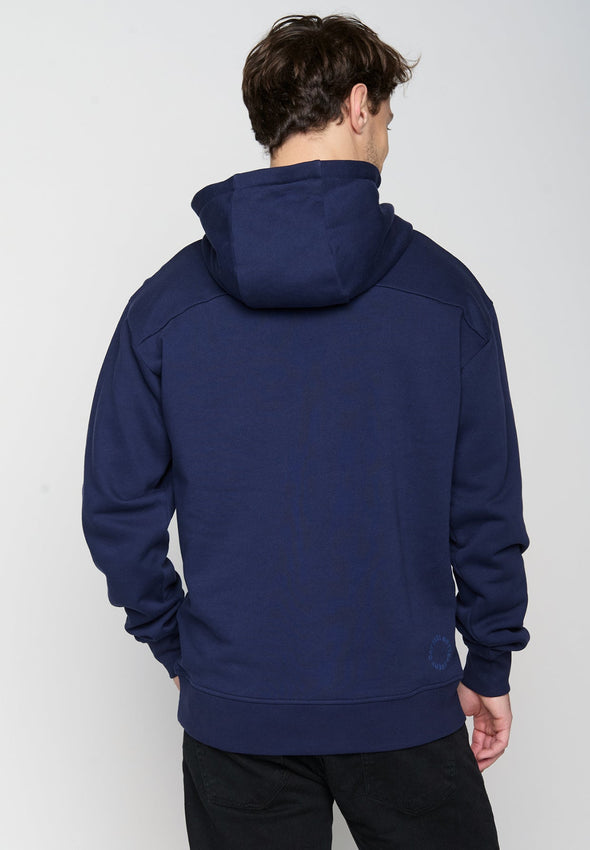 Greenbomb Men's Joy Navy Basic Hoodie