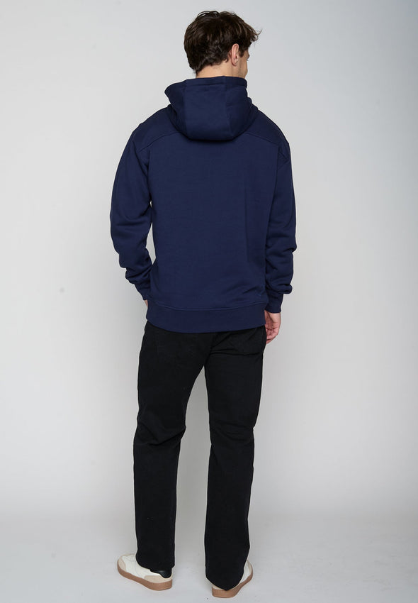 Greenbomb Men's Joy Navy Basic Hoodie