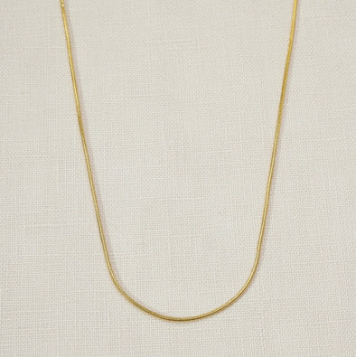 GoldFi Gold Filled Round Snake Chain Necklace