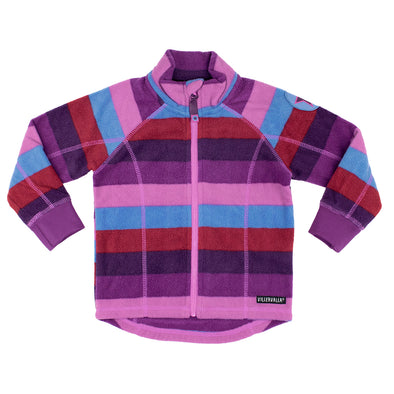 Villervalla Himalaya Multistripe Zip-Up Fleece Jacket
