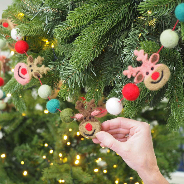 The Paper High Gift Company Limited - Felt Reindeer Garland