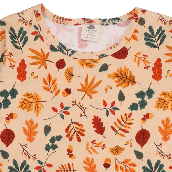 Walkiddy Autumn Leaves Long Sleeved Top