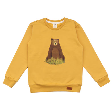 Walkiddy Autumnland Bear Single Print Sweatshirt