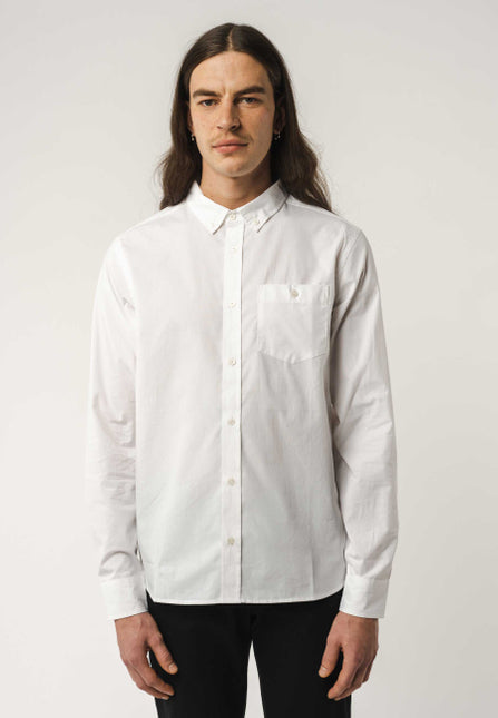 Melawear Ajay White Organic Cotton Shirt