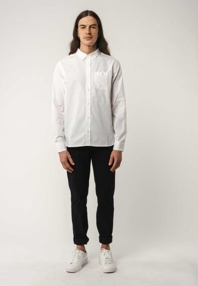 Melawear Ajay White Organic Cotton Shirt