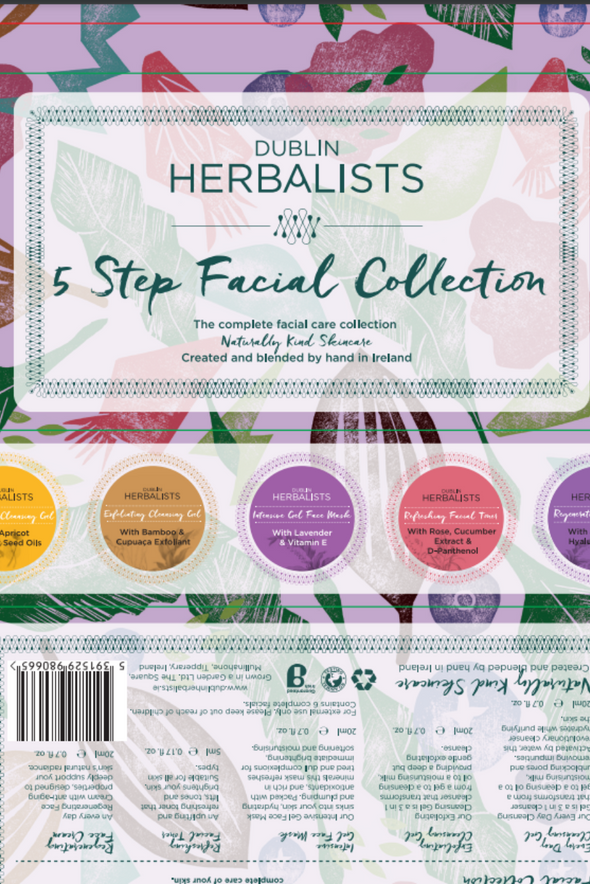 Dublin Herbalists Five Step Facial Collection