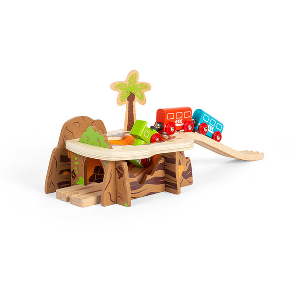 Bigjigs Lava Pit Train Set Accessory - FSC-certified