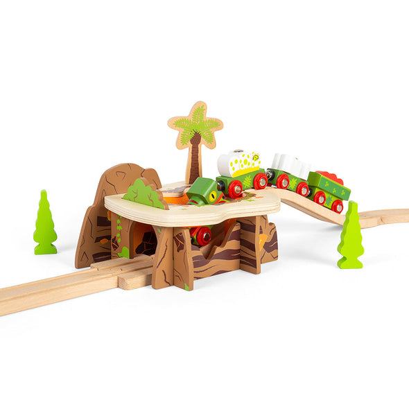 Bigjigs Lava Pit Train Set Accessory - FSC-certified