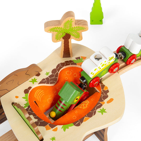 Bigjigs Lava Pit Train Set Accessory - FSC-certified