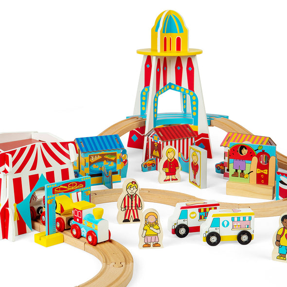 BigJigs Funfair Train Set