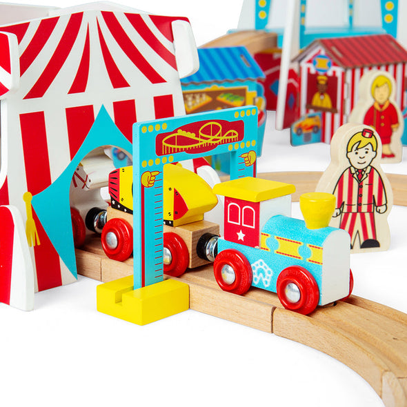 BigJigs Funfair Train Set