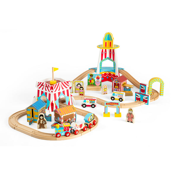 BigJigs Funfair Train Set