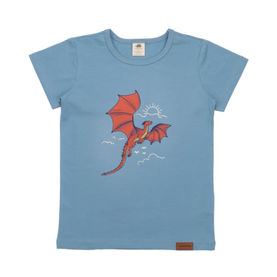 Walkiddy Colourful Dragons Single Print T-Shirt