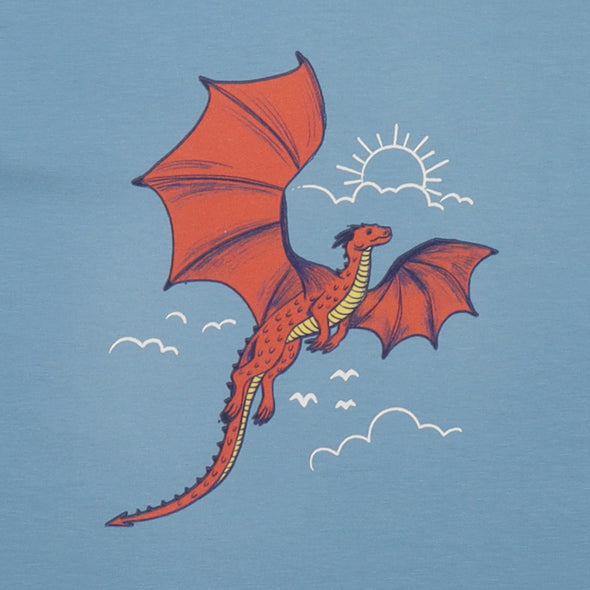 Walkiddy Colourful Dragons Single Print T-Shirt
