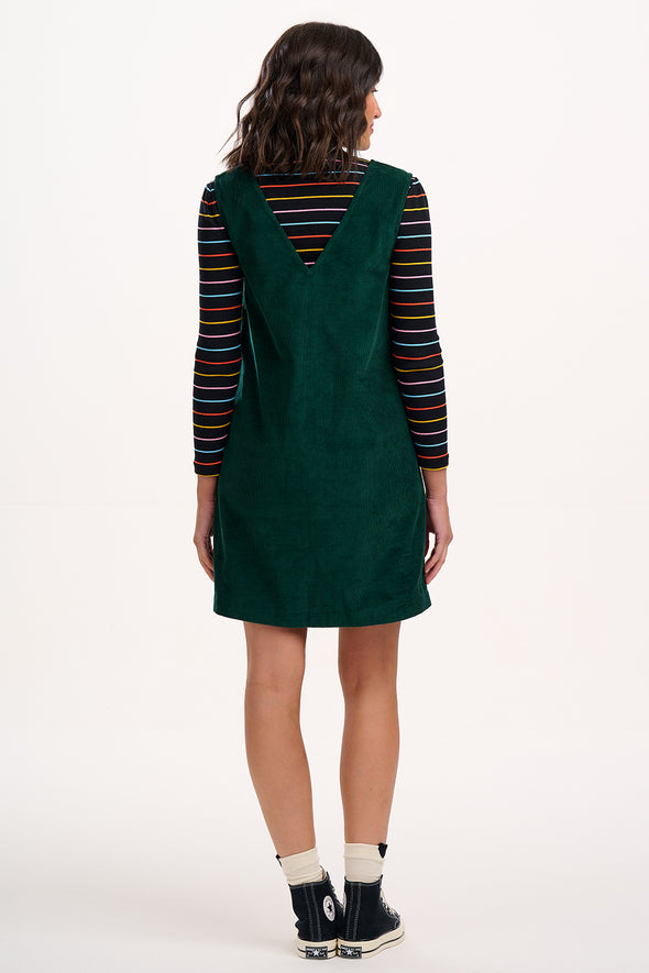 Sugarhill Brighton Kacy Green Cord Tunic Dress