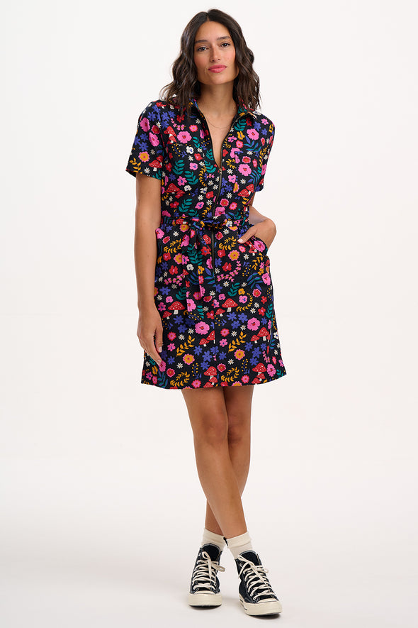 Sugarhill Brighton Tasha Floral/Toadstool Mini Dress