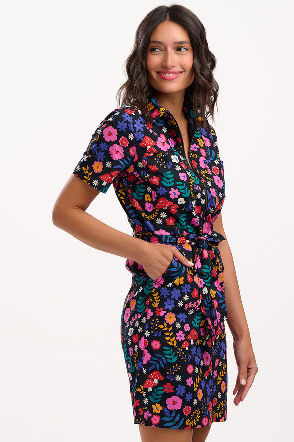 Sugarhill Brighton Tasha Floral/Toadstool Mini Dress