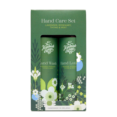 The Handmade Soap Company Lavender, Rosemary, Thyme and Mint Hand Wash & Hand Lotion Duo