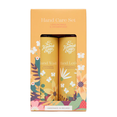 The Handmade Soap Company Lemongrass and Cedarwood Hand Wash & Hand Lotion Duo