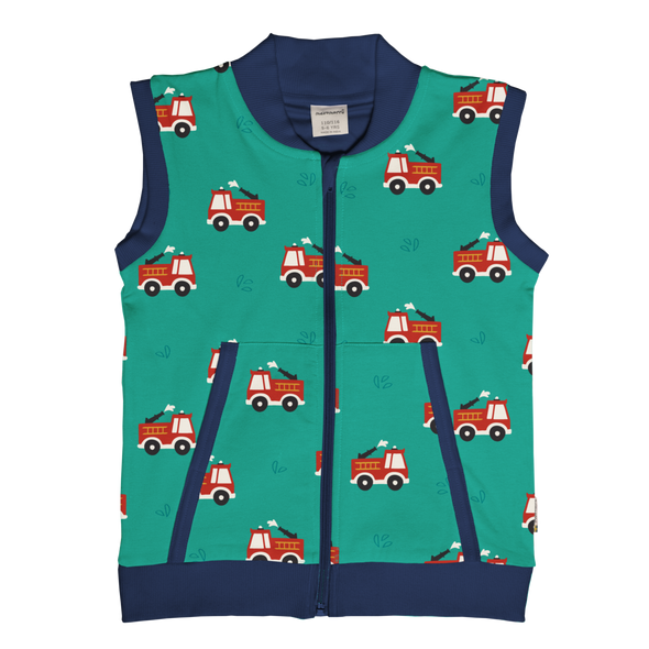 Maxomorra Firetruck Lined Vest