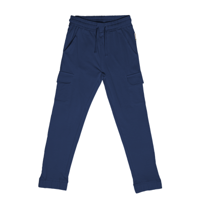 Maxomorra Navy Cargo Sweatpants