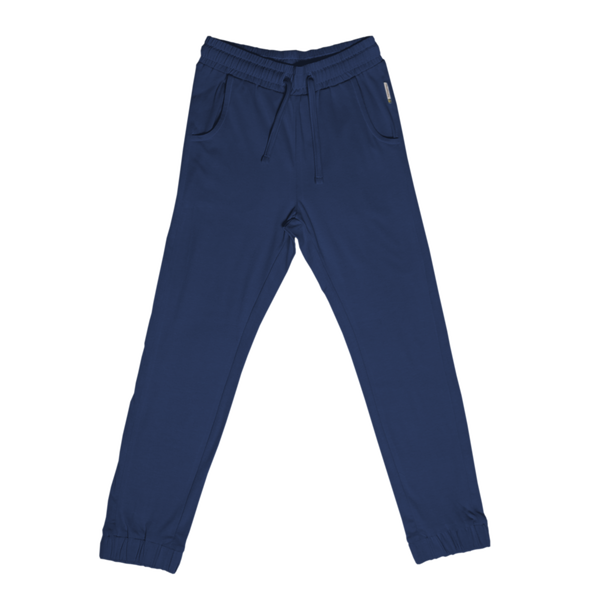Maxomorra Navy Slim Leg Sweatpants