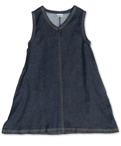Maxomorra Sleeveless Denim Wash Dress
