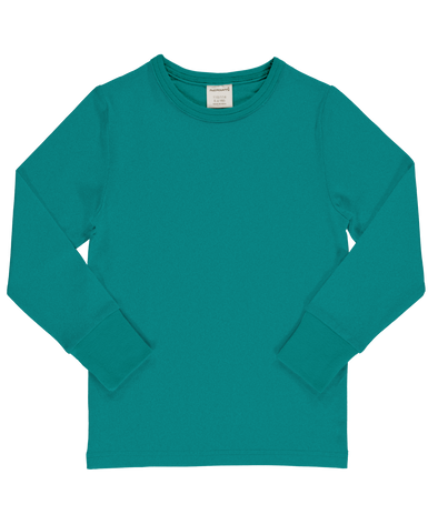 Maxomorra Petrol Long Sleeved Top