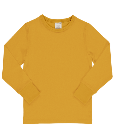 Maxomorra Mustard Long Sleeved Top