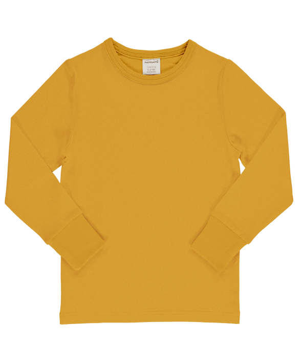 Maxomorra Mustard Long Sleeved Top