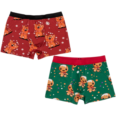 Raspberry Republic Hello Ginger and Meow Meow 2-Pack Adult Boxers