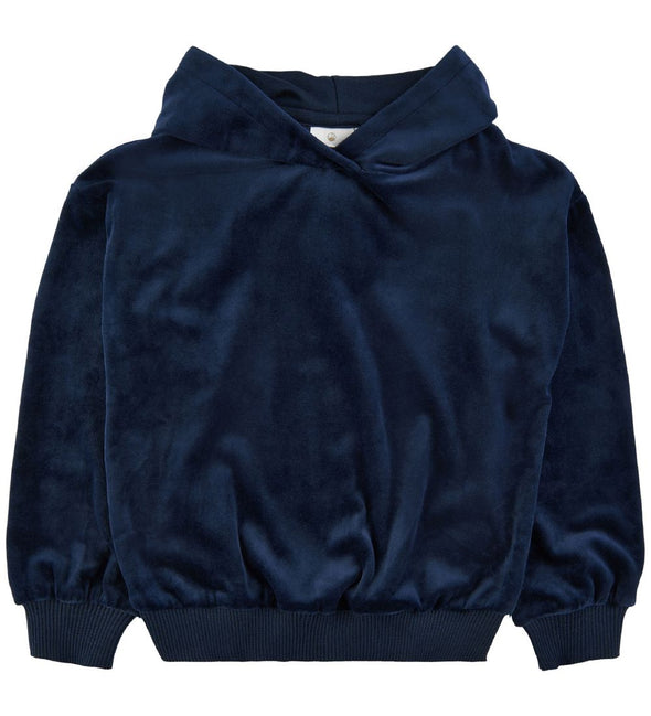 The New Dana Navy Blazer Velour Hoodie